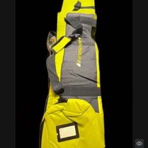 Yellow and Gray‎ Ski Bag